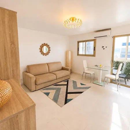 Appartement L'hippocampe, Palm Beach, Studio, 2p, Ac, Terrace *